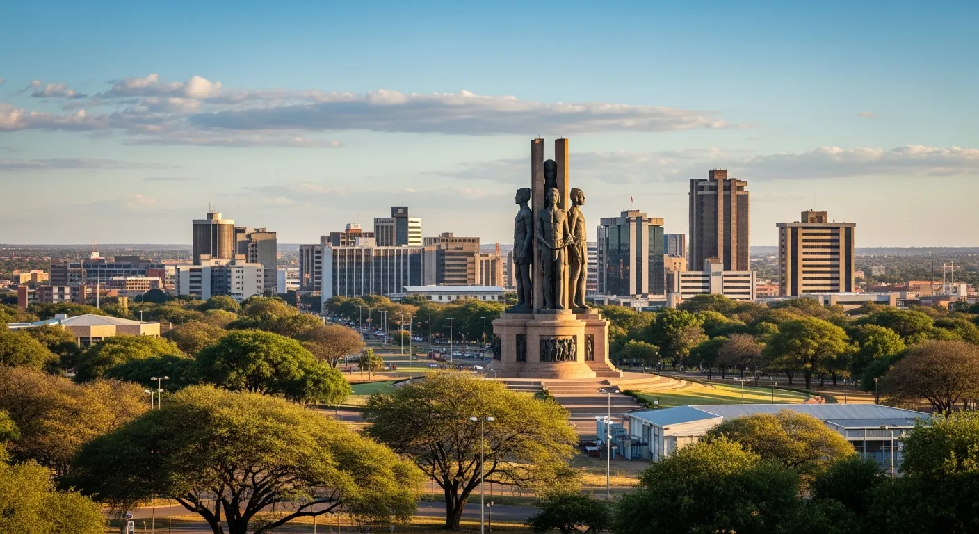 Gaborone - itinerario