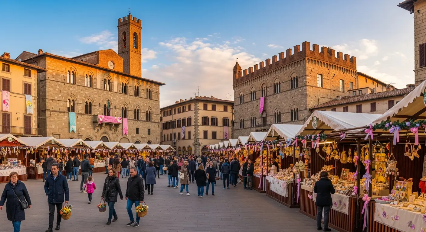 Arezzo - itinerario a Pasqua