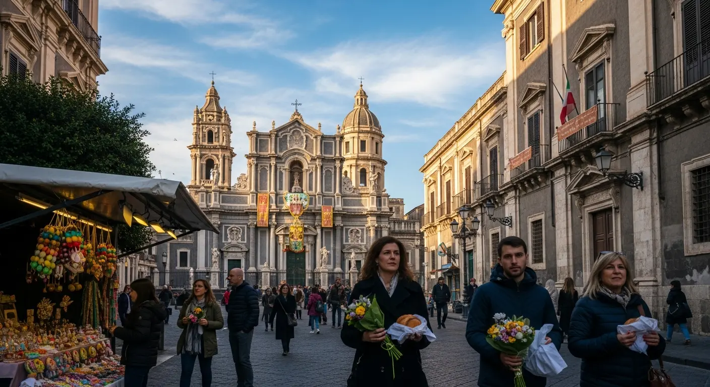 Catania - itinerario a Pasqua