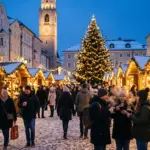 mercatini di natale 2026 piazza con casette