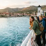 spalato con gli amici traghetto per le isole